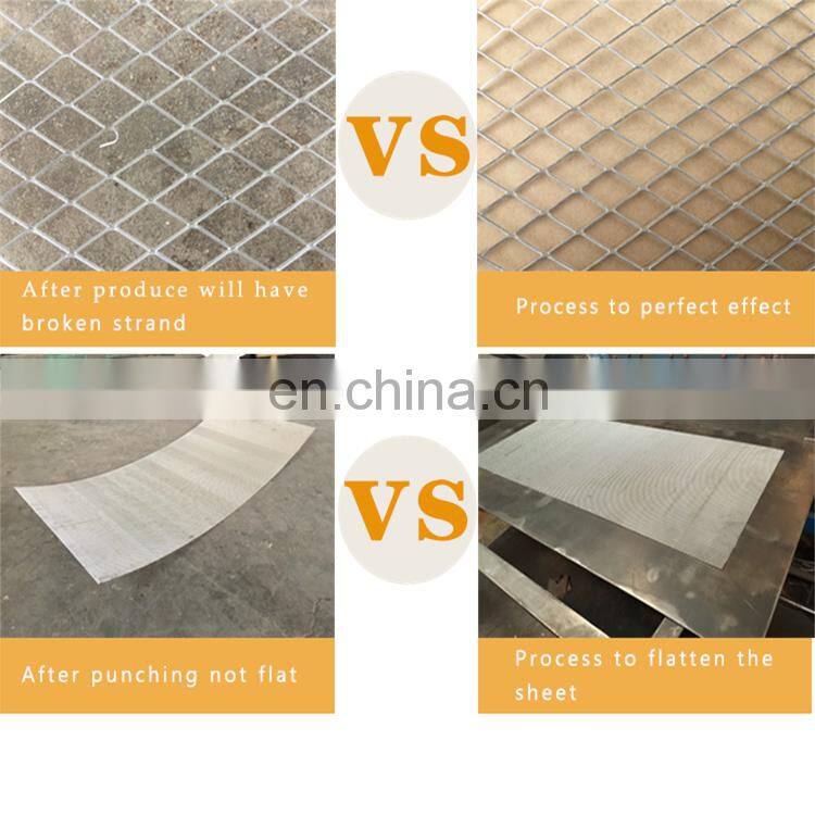 mild steel raised mesh heavy duty expanded metal