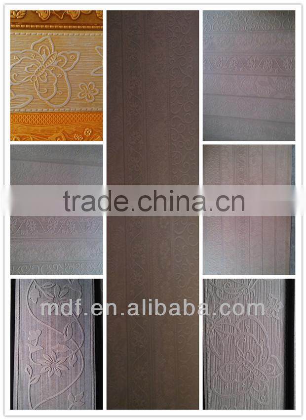 hdf embossed wall panel