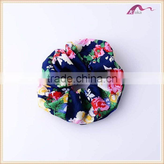 Japanese Kimono Fabric Flower Elastic Hair Bands Accessories Wholesale