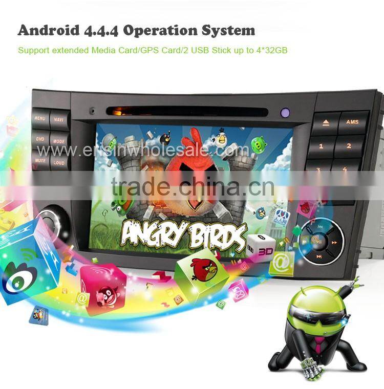 Erisin ES2501B 7" Mercedes E-Class Double Din Car Multimedia Navigation System