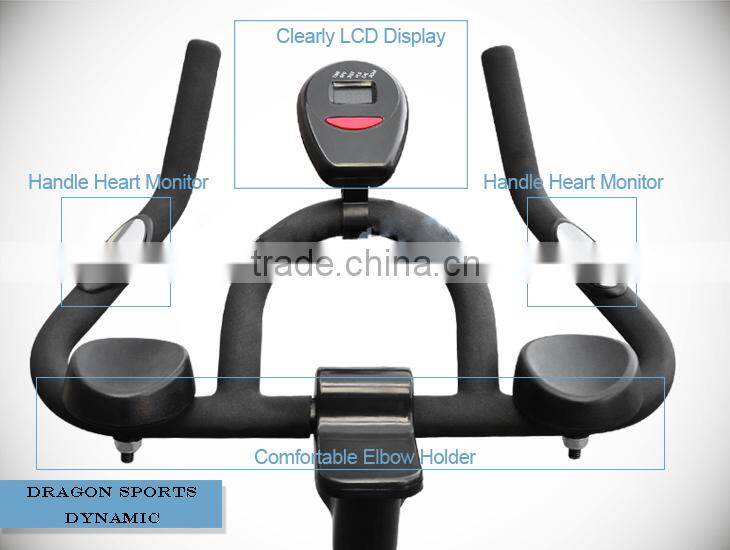 NEW Dragon Sports Spin Flywheel Exercise Bike SB450 Cardio Workout Heavy Duty Exercise Machine Home Fitness Gym Pulse Monitor