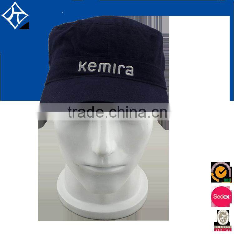 Adjustable strap 5 panel earflap hat,100 cotton blank hats China