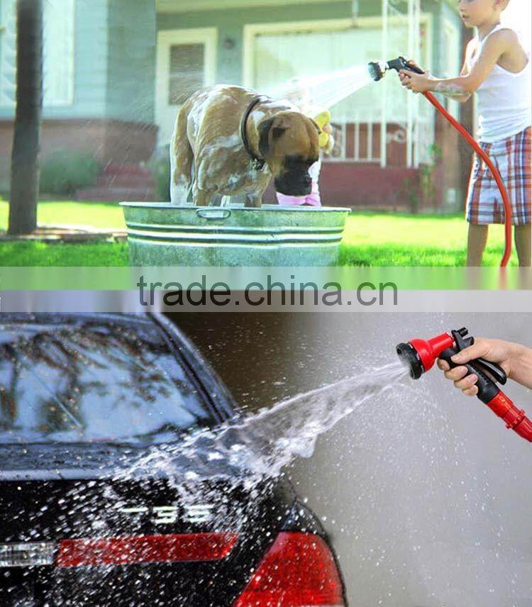 25' 50' 75' 100' Expanding Hose Strongest Expandable Garden Hose Solid Brass Ends Double Latex Core Extra Strength Fabric 2016