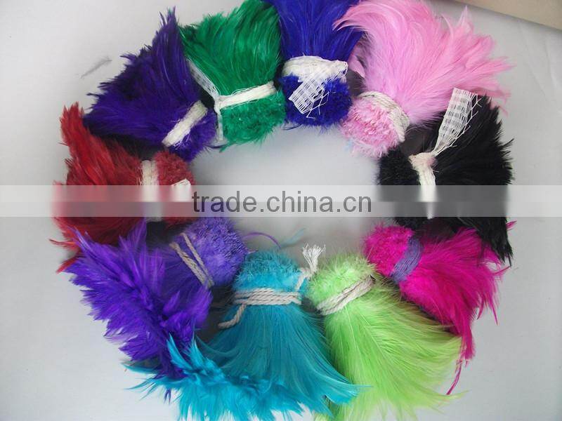 Colorful Design Dyed Rooster Feather Cheap