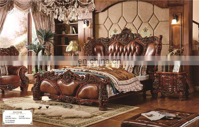 classic solid wood genuine leather sofa set designs living room furniture luxury