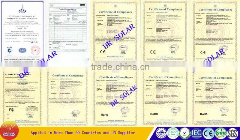 Integrated Type Energy Saving 500w portable mini solar light kits LCD display and DC/AC output