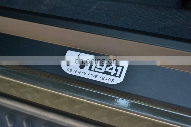 For Jeep JK J307 for wrangler accessories Aluminum Alloy threshold of 4 door FOR JEEP JK 2007-2017