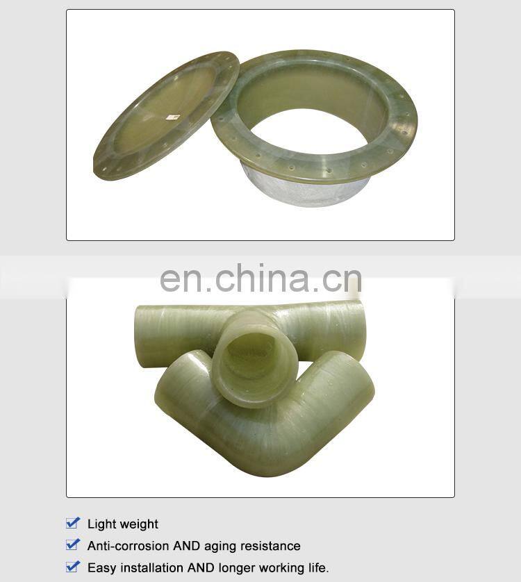 fiberglass pipe fittings/ flange for connection pipe