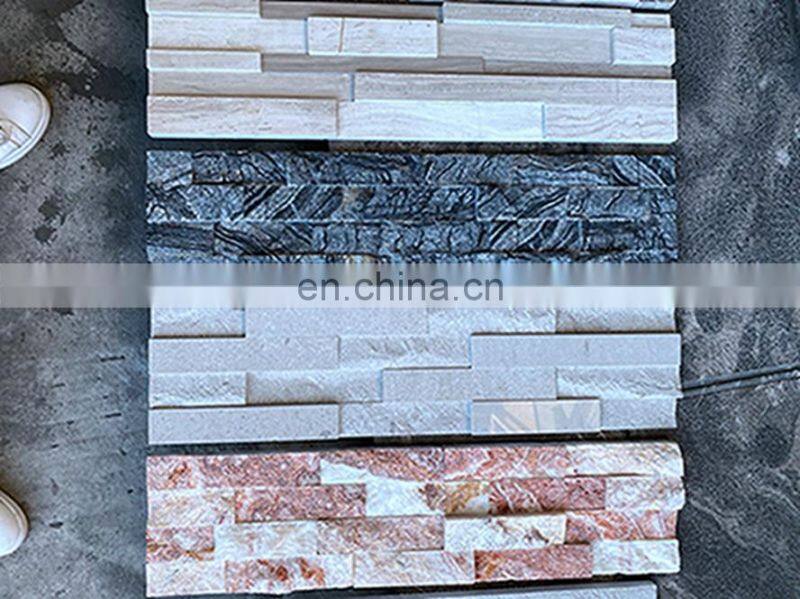 decorative exterior wall culture stone marble cladding slate covering classic wall tiles finish in black spanish