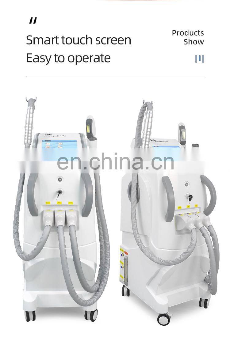 3 in 1 Multifunctional E-light IPL OPT RF ND YAG Laser Hair & Tattoo Removal Skin Rejuvenation Hair Removal Laser Beauty Machine