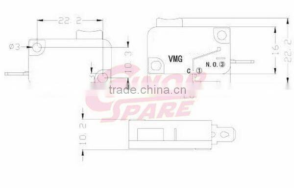 Practical high quality long level microswitch
