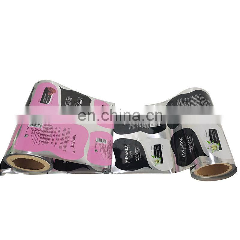 Sealed alum foil cosmetic hair condition liquid masking personal care plant nutrition olive aloe sachet packaging roll film