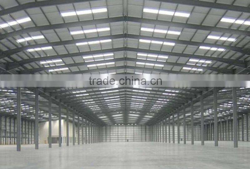 Free design light steel space frame warehouse