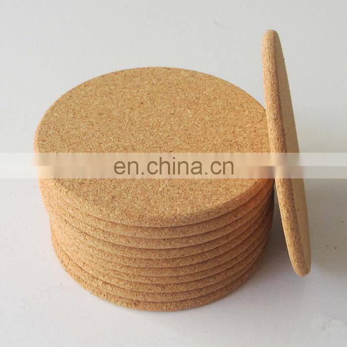 90mm Eco-Friendly Wholesale Round Custom Cork Coaster with Advertising Logo Print Cork Pad