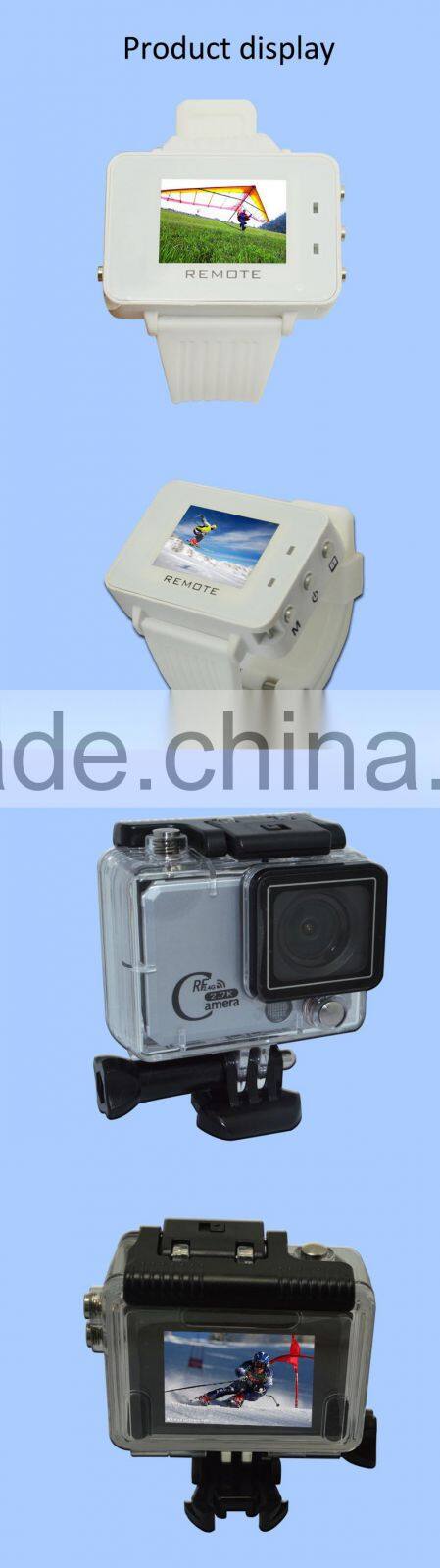 Worldwide First 2.7K Action Camera With 1.5 inch Remote Controller, Operation Through Remotes