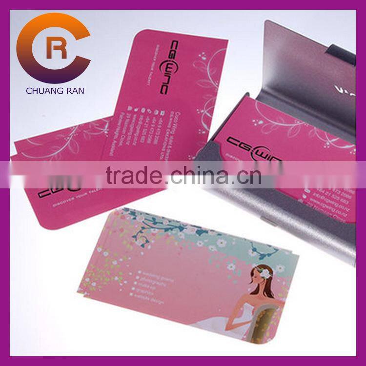 Glossy lamination white paper postcard printing