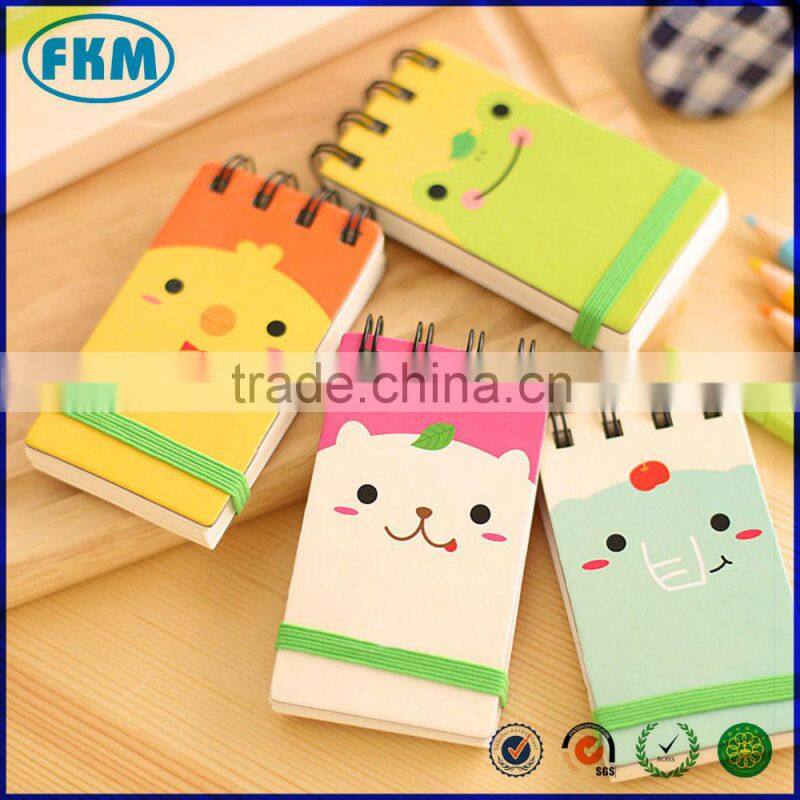 Customized Fill Color Cartoon Book Mini Small Cute School Exercise Diary