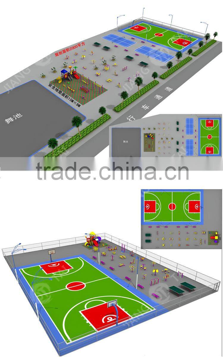 JT-1411 children outdoor nylon rope climbing equipment