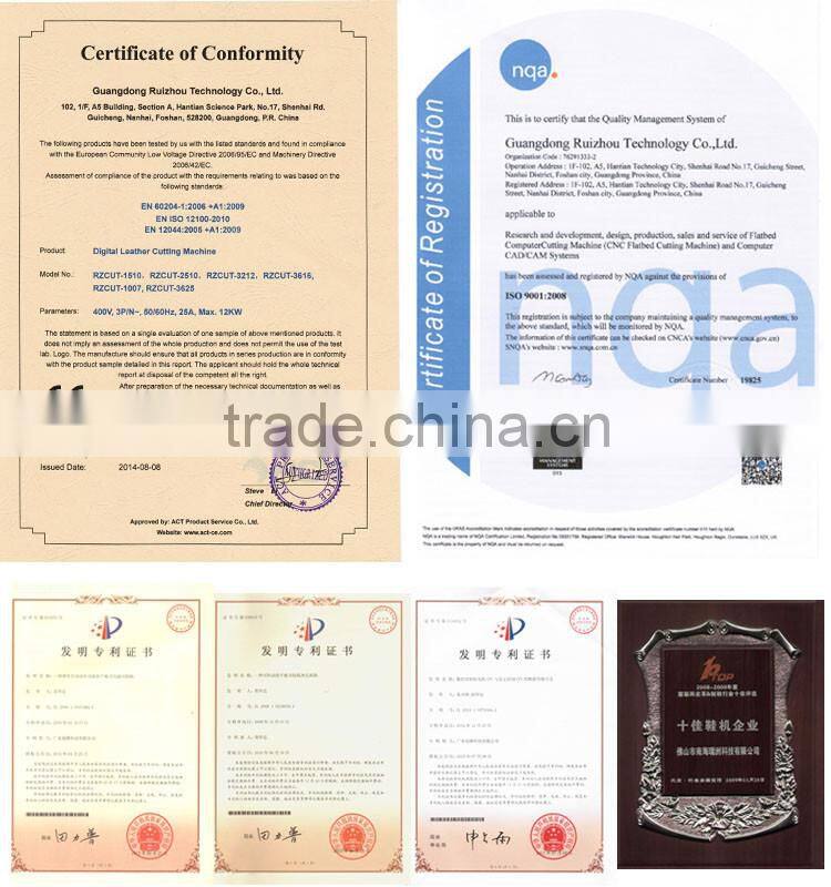 Automatic Leather Cutting Machine with Two Heads and Conveyor Belt