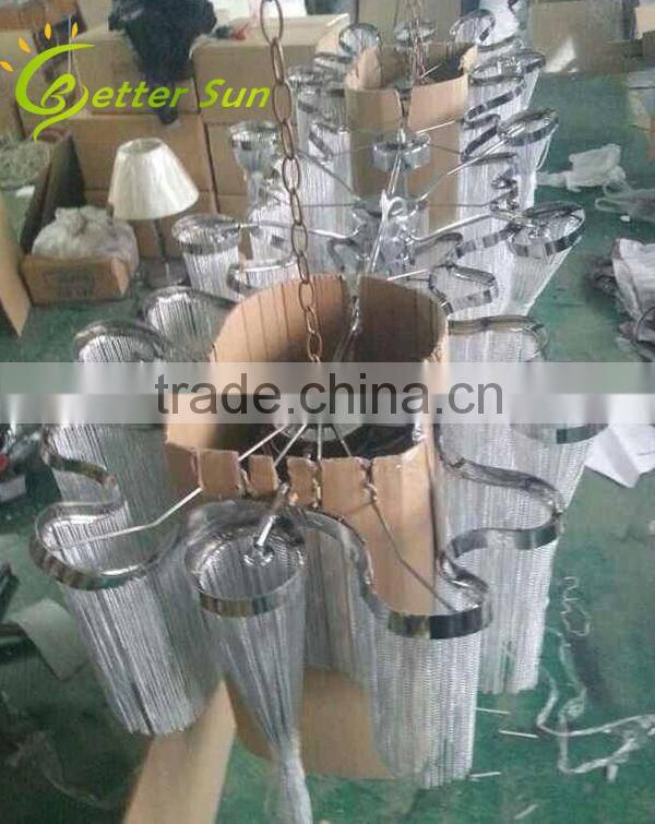 Modern Aluminum Chain Pendant lamp Hotel Chandelier Lighting