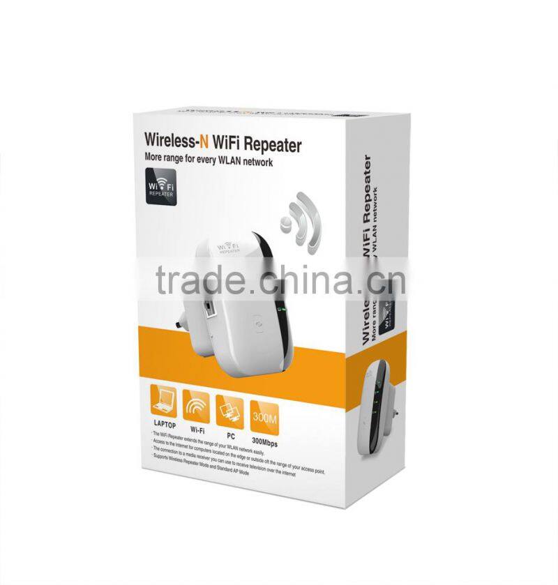 N300 wireless repeater,wireless mini wifi AP,Provides one 10/100Mbps Auto-negotiation Ethernet WLAN ports