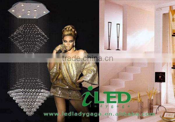 Modern and Luxurious with free LED lights classic big size chandelier