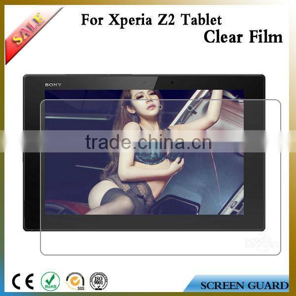 China Supplier High Transparency For Sony Xperia Z2 Tablet Clear Screen Protector Guard