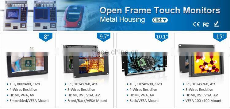 7" Open Frame Touch Panel PC for Industrial Control