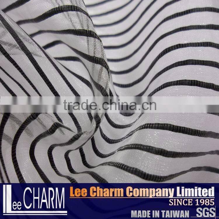 Black Polyester Turkish Turkey Curtain Fabric