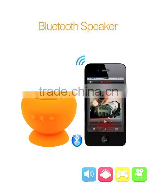 Bathroom silicone bluetooth wireless mini portable speaker bluetooth