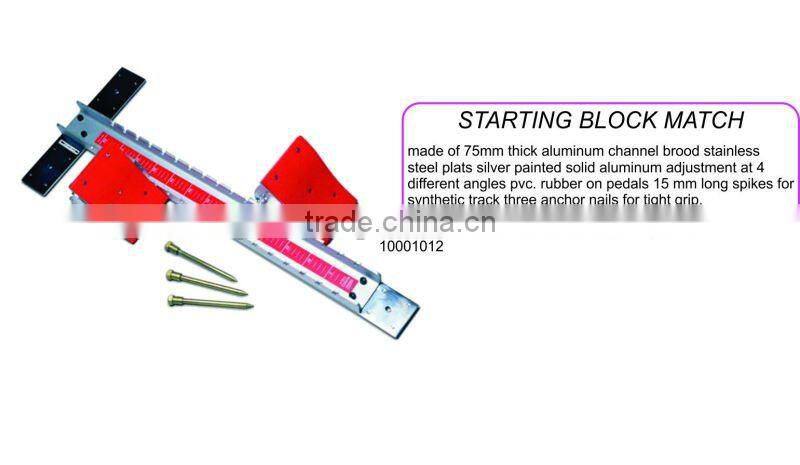 STARTING BLOCK MATCH