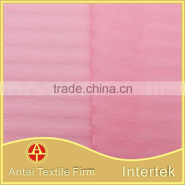 Stripe jacquard nylon spandex underwear fabric for bra and sportswear products