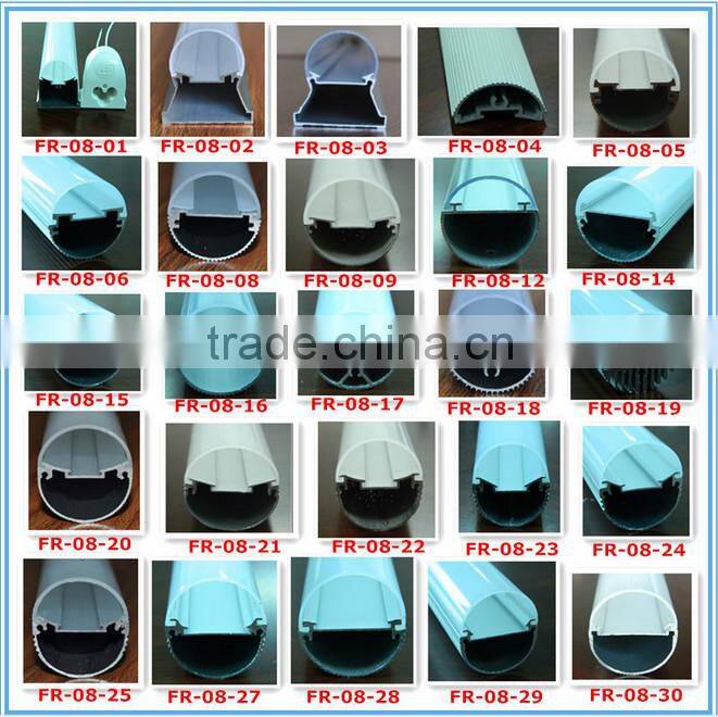 Freecom Big Discount Newest high lumens frosted cover aluminum led T8 tube light shell