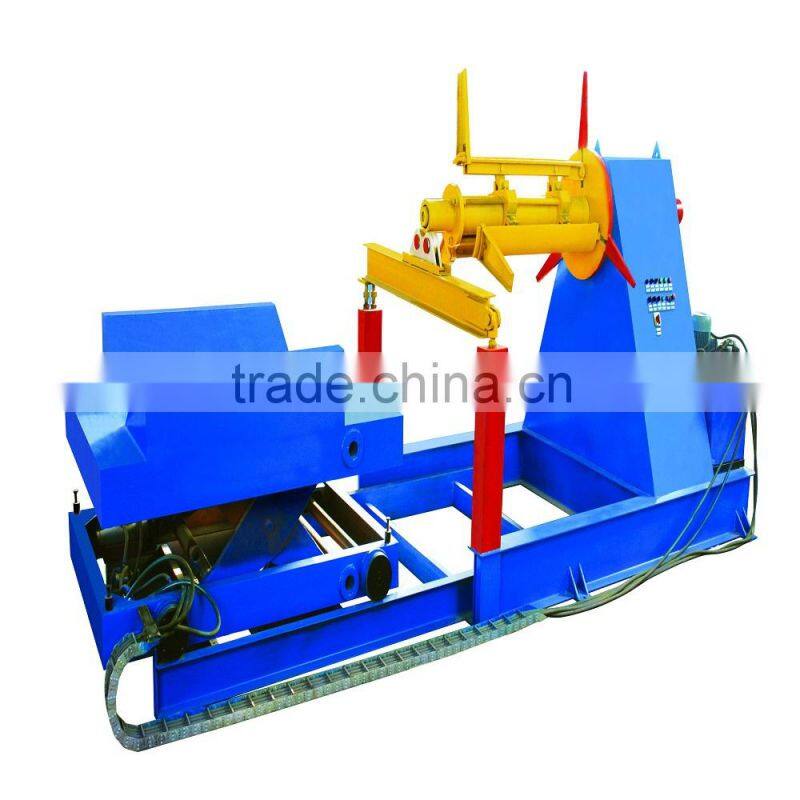 Cheap Price for Glazed tile roll forming machine with decoiler machine