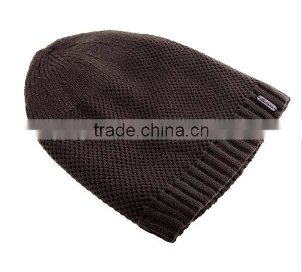 custom made new quality winter crochet knitting hat