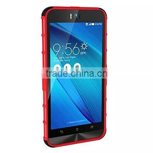 Keno Hot Selling PC+TPU Hybrid Kickstand Back Cover Phone Case for Asus Zenfone Max ZC550KL, Cover Case for Asus Zenfone Max