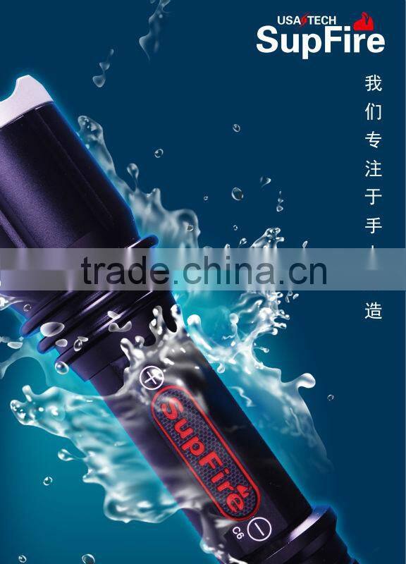 Searchlight charge type waterproof led flashlight