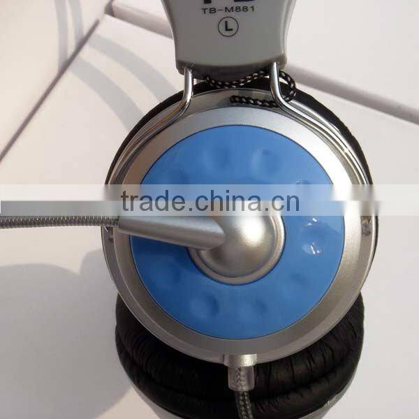 Hot new products for 2015 free sample computer accessory for dubai computer double jack headphones TB-M881