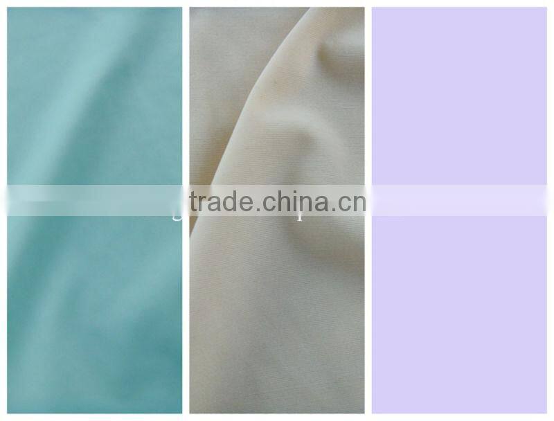 Grey lycra 4-way Breathable microfiber polyester spandex fabric