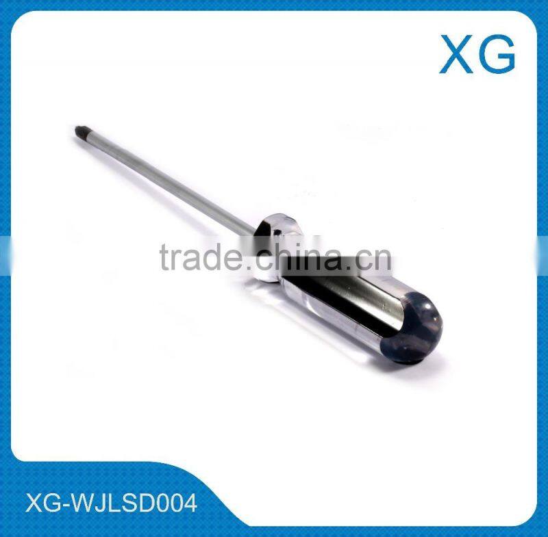 High Quality CRV Screwdriver Plastic handle Screwdriver with slotted,phillips head
