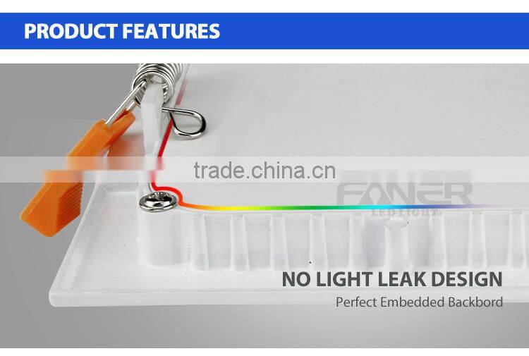 SKD Certification high quality 100LM/W ultra thin 12v dc led light panel