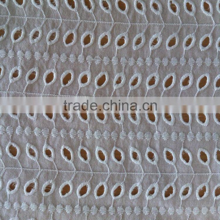 Newest design swiss cotton lace fabric width 51''-52''