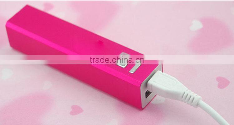 Christmas gift powerbank Portable 2000mAh 2200mAh 2600mAh aluminium mobile power bank Portable External Battery Charger