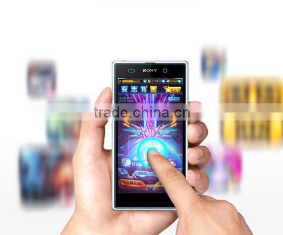 Factory price Top selling clear 0.2mm tempered glass screen protector for sony xperia z3