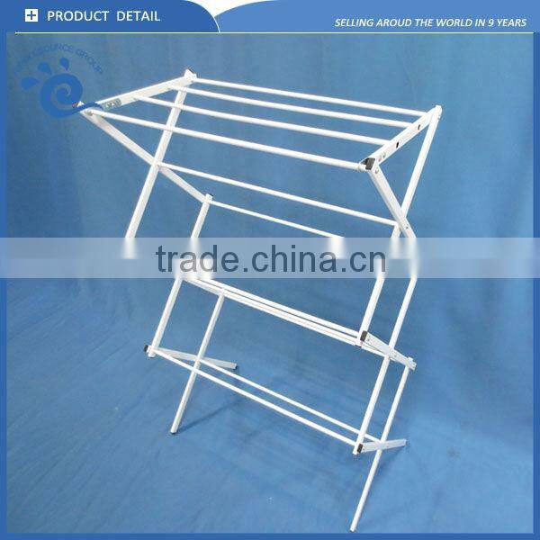 Foldable Clothing Rack Supplier RS43B014 72.5*36*109cm Powder Coated Steel Clothes Airer X Type