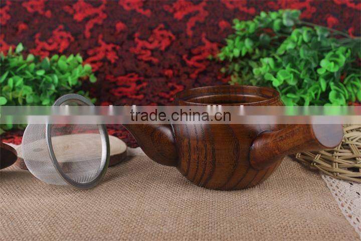 Exquisite production process wooden teapot