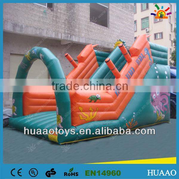 Promotion price small inflatable slide bouncer