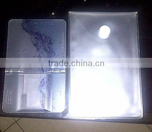 full capacity and PMS acceptable transparent plastic credit card 16GB USB Flash 2.0 Memory Stick Drive
