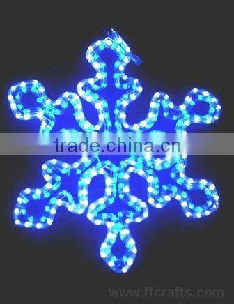 Christmas decorative snow rope light motif 2d