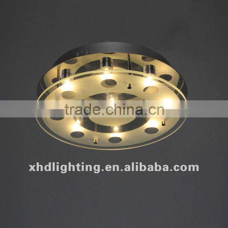 Popular led ceiling spot light &glass lamp D1202-13C